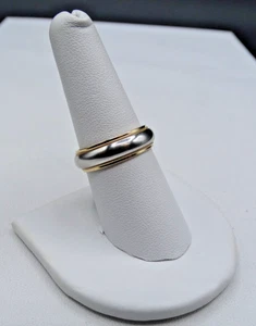 Tiffany & Co. 6mm 18k Gold Pt 950 Ring Bandgröße 8,5 - Bild 1 von 10