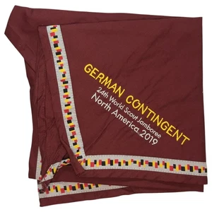 2019 24th World Scout Jamboree United States German Contingent Neckerchief - Picture 1 of 2