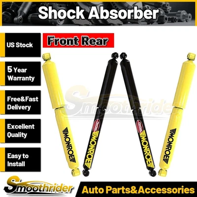 4pcs Monroe Front Rear Shock Absorber Fits 1985 1986 1987 Ford F-350 6.9L - Image 1 of 4