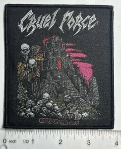 Cruel Force Dawn Of The Axe Black Border Woven Patch  - Picture 1 of 1