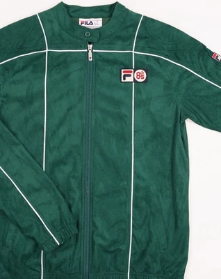 Fila Vintage Terrinda MK3 Pro Badged Track Top Deep Green - Image 1 of 2