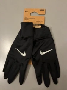 Nike Running Gloves Men's Large Pacer Lightweight Therma Fit Touchscreen Black L - Picture 1 of 3