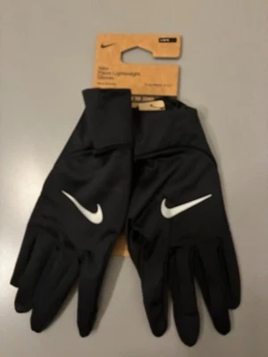 Nike Running Gloves Men's Large Pacer Lightweight Therma Fit Touchscreen Black L - Image 1 of 3