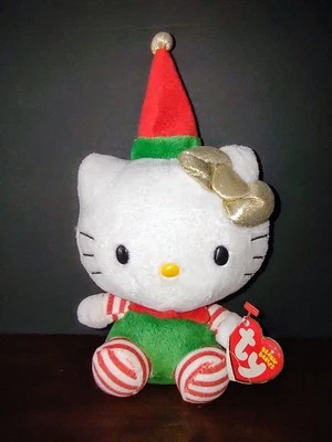 TY Christmas Hello Kitty 6" Plush - Image 1 of 4