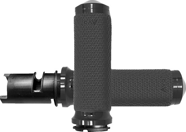 Empuñaduras de espuma viscoelástica Avon negras medianas Harley Davidson Road Glide/Street Glide 2024 Foto 1 de 1