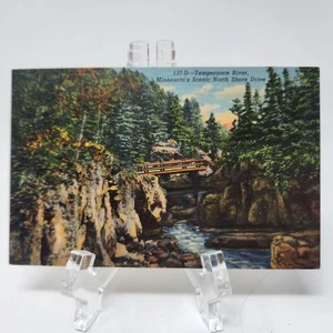 Vintage Postcard Temperance River Minnesotas Scenic North Shore Drive - Picture 1 of 7