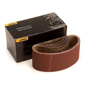 Mirka 3 x 21 Hiolit Cloth X-Weight Premium Sanding Belts 40G, Qty. 5 - Picture 1 of 1