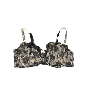 Paramour Bra 40D Underwire 115005 Captivate Unlined Lace Bra Black Felina Sexy - Picture 1 of 3