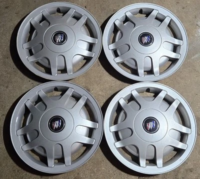 Juego de 4 tapacubos originales OEM 1992-1998 Buick Skylark 15" cubiertas de rueda 22553040 Foto 1 de 4