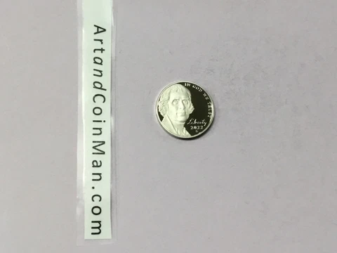 2022 S JEFFERSON NICKEL GEM PROOF FROM A US MINT SET. HIGH-GRADE! NICE COIN! Cover