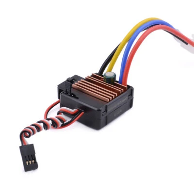 SURPASS HOBBY 60A Brushed ESC for 1/10 RC Tamiya Traxxas Wltoys 540 550 Motor - Image 1 of 4