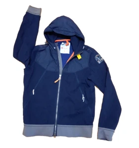 Parajumpers active Herren Kapuzen Jacke Andrew Blau Gr. L Top Zustand - Picture 1 of 5
