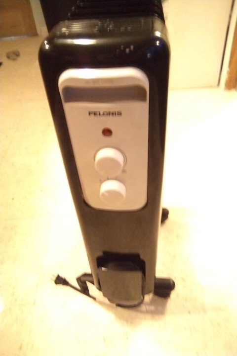 Pelonis HO-0279 1500W Electric Oil Filled Radiator Space Heater - Black |  eBay
