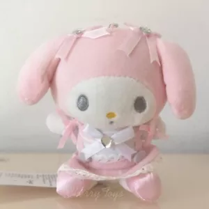 12 cm rosa My Melody Anhänger Schlüsselanhänger Plüschpuppe Tasche Kette Spielzeug Geschenk neu mit Etikett - Bild 1 von 4