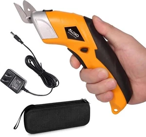 Electric Scissors, Cordless Cardboard Cutter Power Fabric Scissors Mini Box Cutt - Picture 1 of 9