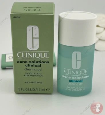 Clinique Acne Solutions Clinical Clearing Gel 0.5 oz / 15 ml, New In Box - Image 1 of 3