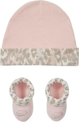NIKE Bebé 2 Piezas Bebé Recién Nacido Conjunto Gorro Botines 0-6 Meses Elige Multicolor Nuevo con Etiquetas - Imagen 1 de 4