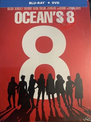Ocean’s 8 (Blu Ray + DVD Steelbook) NEW - Image 1 of 2