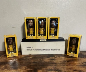 Lotto completo 5 bambole Los Angeles Lakers Carl's Jr Bobblehead collezione 2004 DS67 - Foto 1 di 5