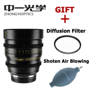 Zhongyi Cine Lens 25mm T1.0 for Micro 4/3 BMPCC MFT G3 GH3 GH4 Z-CAM OM-D E-M5 - Picture 1 of 8