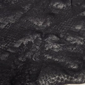 Beautiful Snake Skin Print Black 58" Poly/Spandex Fabric by the Yard - Picture 1 of 1