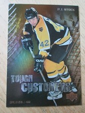 2003-04 UPPER DECK HOCKEY, TOUGH CUSTOMER, INSERT,  P.J. STOCK, C# TS-8