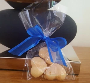Scottish tablet wedding favours 80 bags of 3 wee hearts - Picture 1 of 5