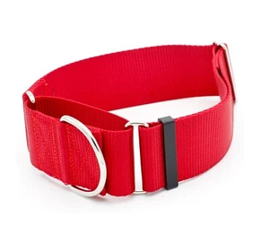 2 Inch Width Martingale No Slip Dog Collar Heavy Duty 2" Width Walking Collars - Picture 1 of 28