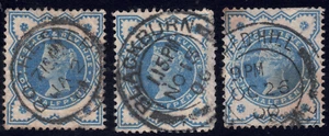 1900 Great Britain SC# 125-F-Queen Victoria-3 Different Stamps-Faults-Used Lot 7 - Bild 1 von 2