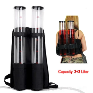 Mochila Dispensadora Doble Bebida Bebida Alcohol Licor 6L para Bar de Fiesta - Imagen 1 de 9