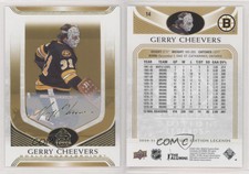 2020-21 Upper Deck SP Signature Edition Legends Gold Gerry Cheevers #14 HOF