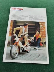 HONDA PA 50 CAMINO 1976 prospectus brochure catalogue dépliant catalog - Photo 1/2
