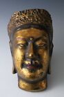Old Vintage Beautiful Paper Clay Buddhism Mask -Holy Kannon- Early Showa Period