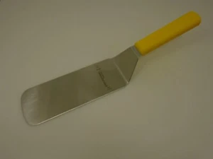 Dexter USA 8X3 Spatula Turner Stainless SemiFlex Yellow Handle S286-8 Factory2nd - Picture 1 of 7