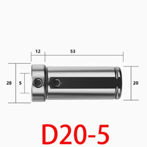 D20-5 Boccola portautensili CNC tornio fresa adattatore per SBHA 20-20 25-20 - Foto 1 di 6