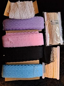 Nähen verzieren Spitze Weihnachtsdeko Konvolut Bastelmaterial Set 4 - Bild 1 von 1