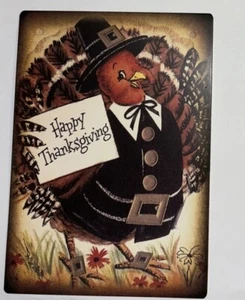 Thanksgiving Wall Decor VINTAGE STYLE Die Cut  5 X 7” - Picture 1 of 1