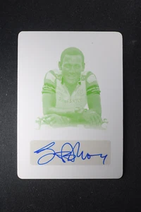 2017 Leaf Metal Sports Heroes Yellow Printing Plate Lance Armstrong Auto #1/1 - Picture 1 of 3