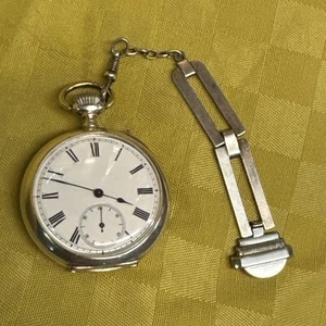 IWC Schaffhausen Bergbau Taschenuhr Donnersmarckhütte Schlesien Antik Herrenuhr - Bild 1 von 14