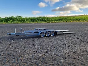 1:18 Trailer Autotransporter Tiefer Tuning mit Echt Alu Felgen - Bild 1 von 8