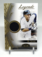 2023 Topps Tier One DEREK JETER Legends Relic #d/200 Yankees #T1LR-DJ AF1