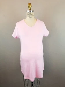 Maternity Pink Short Sleeve Tee Shirt by In Due Time Size Small New with Tags - Picture 1 of 6