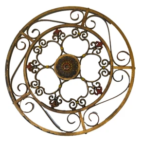 1920-30s  cast Iron flush mount fixture part - Picture 1 of 10