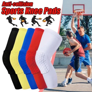Calze a compressione manica lunga supporto gambe ginocchiere sport antidolorifico donna uomo - Foto 1 di 18