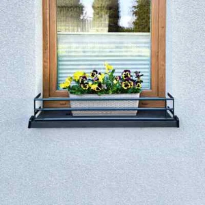 MODERN STYLE Blumenkastenhalter für Blumenkästen auf der Fensterbank - Bild 1 von 8