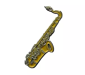 Saxophone 1 inch Hat or Lapel Pin PPM0182 F8D3T - Picture 1 of 2