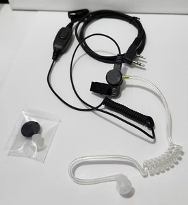 Retevis EHK009 Walkie Talkie Earpiece. Clear Tube. - Picture 1 of 6