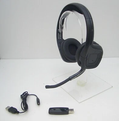 Plantronics GameCom 818 Wireless Stereo Gaming Leatherette Ear Cushion Headset - Image 1 of 2