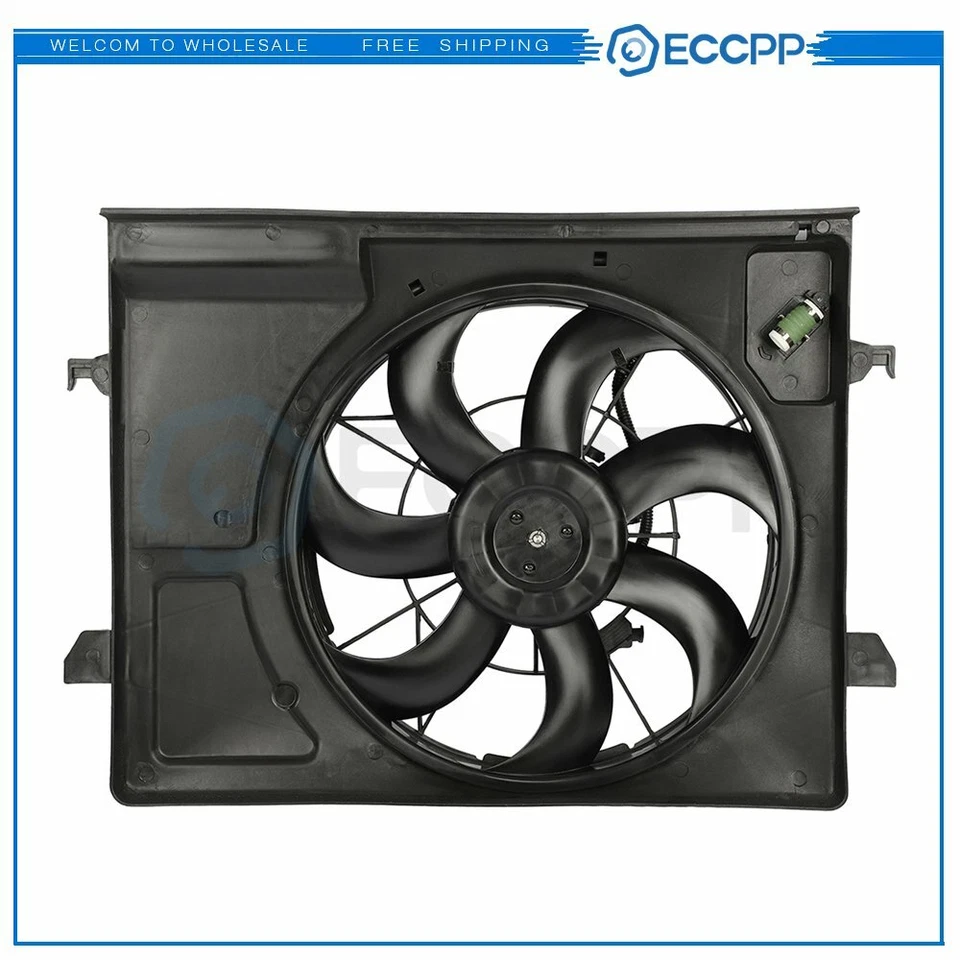 Radiator Cooling Fan Assembly For 2010 2011 2012 2013 Kia Forte Koup 674-50552 Foto 1 de 4