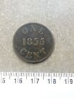 Piece Token 1 Cent 1855 Fisheries And Agriculture Canada Ref06355j-E